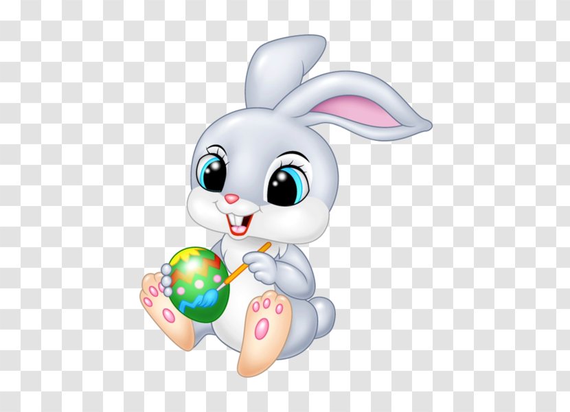 Easter Bunny Egg - Cartoon - Cute Animal Transparent PNG