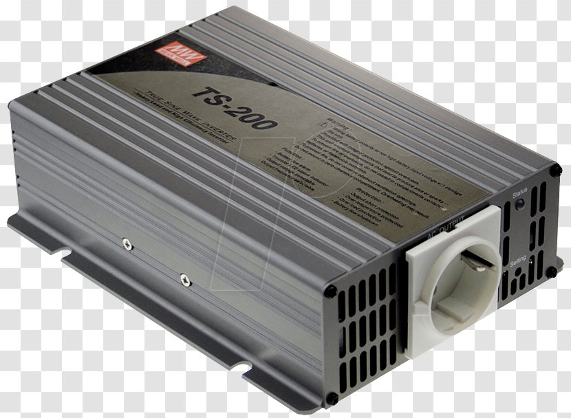 Power Inverters MEAN WELL Enterprises Co., Ltd. Converters AC/DC Receiver Design Alternating Current - Battery Transparent PNG
