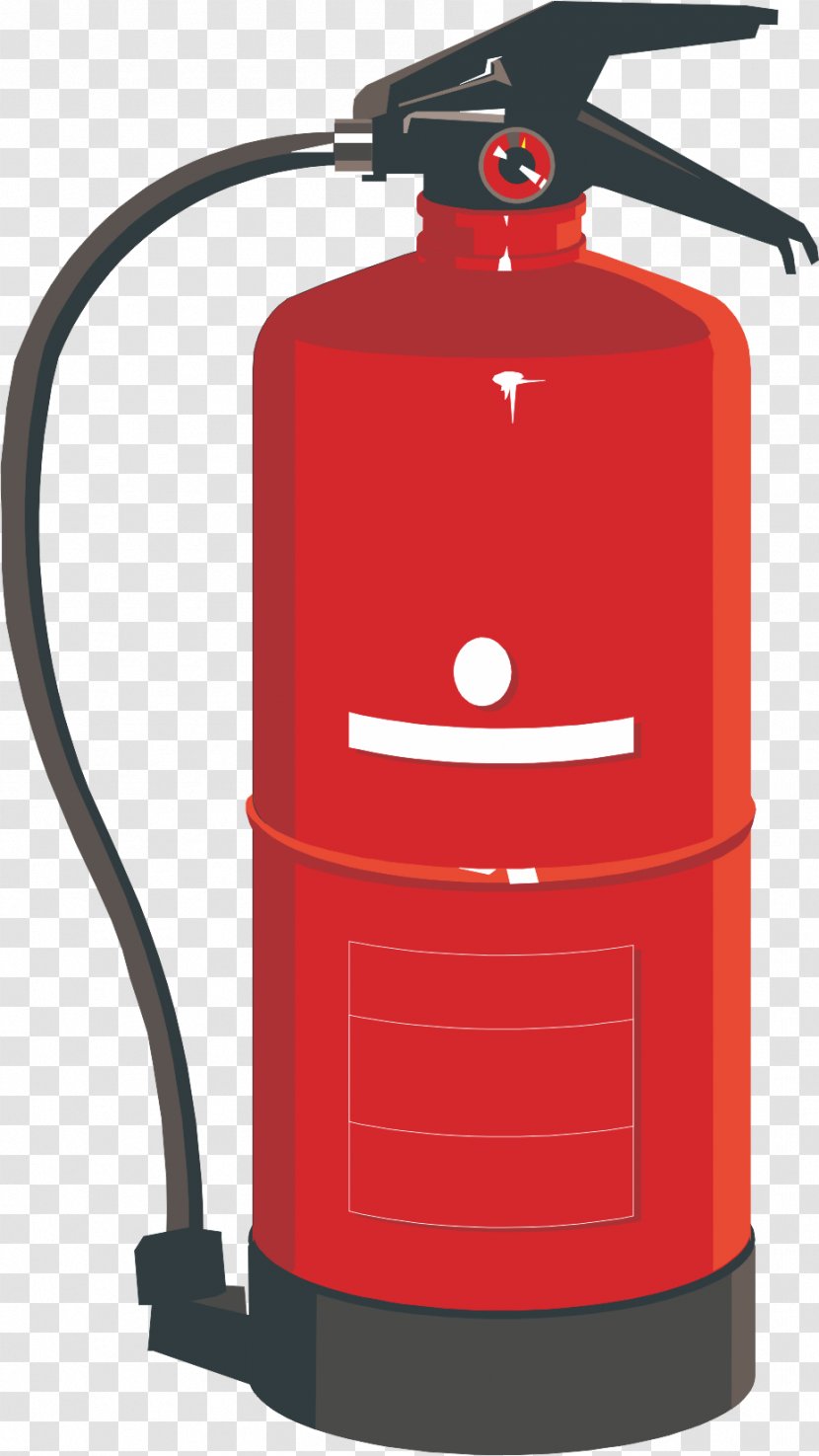 Fire Extinguisher Firefighting Department Conflagration Engine - Animation - Vector Element Transparent PNG