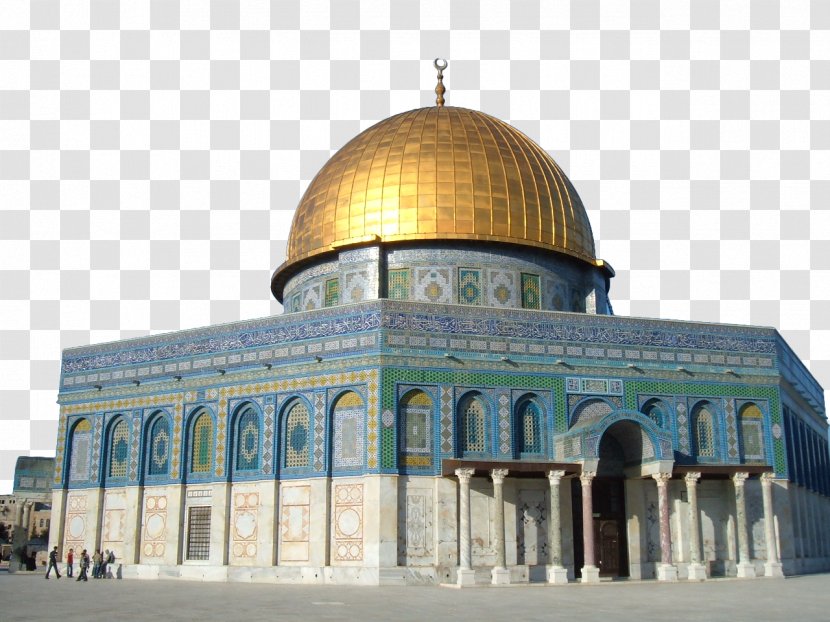 Dome Of The Rock Al-Aqsa Mosque Temple Mount Qur'an - Byzantine Architecture - Islam Transparent PNG