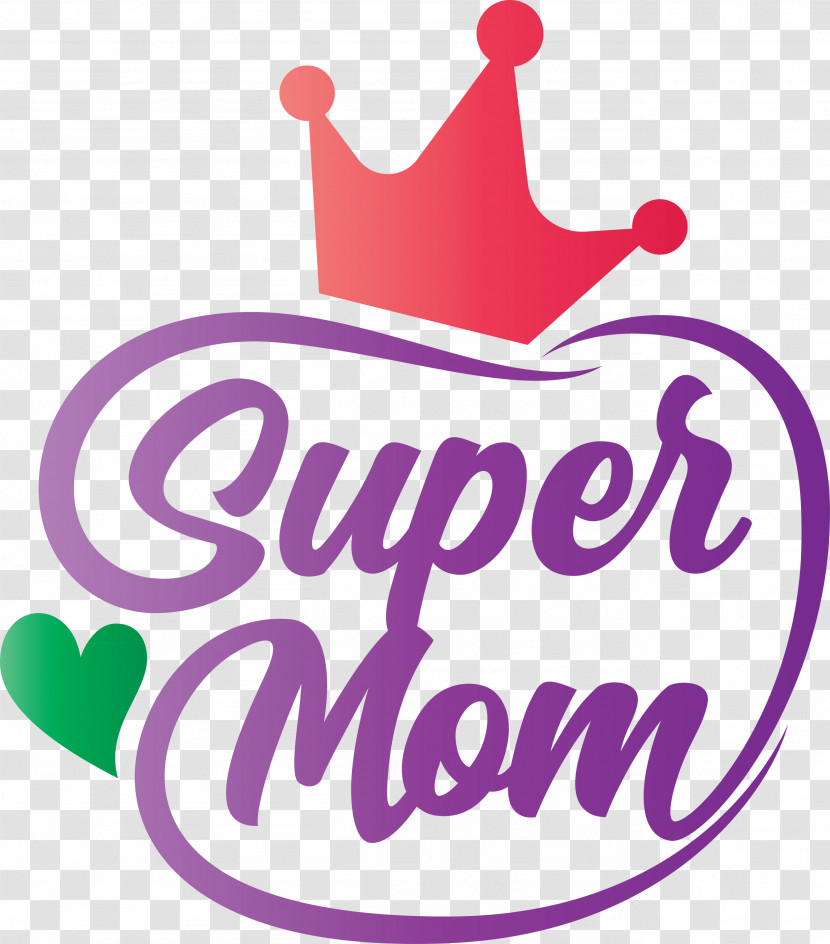 Mothers Day Super Mom Transparent PNG