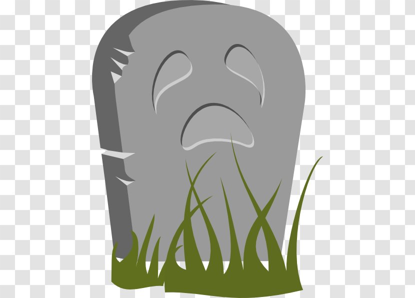 Headstone Cemetery Clip Art - Cartoon Tombstone Transparent PNG
