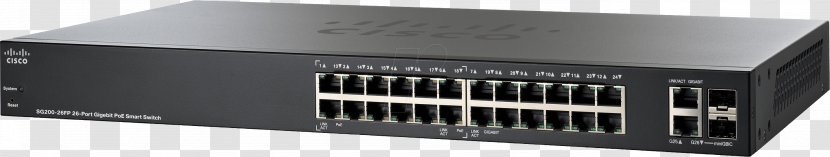 Power Over Ethernet Gigabit Network Switch Cisco Systems Port - Structured Cabling - Disk Array Transparent PNG