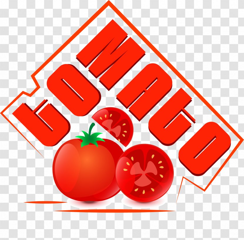 Tomato Logo Illustration - Symbol - Material Transparent PNG