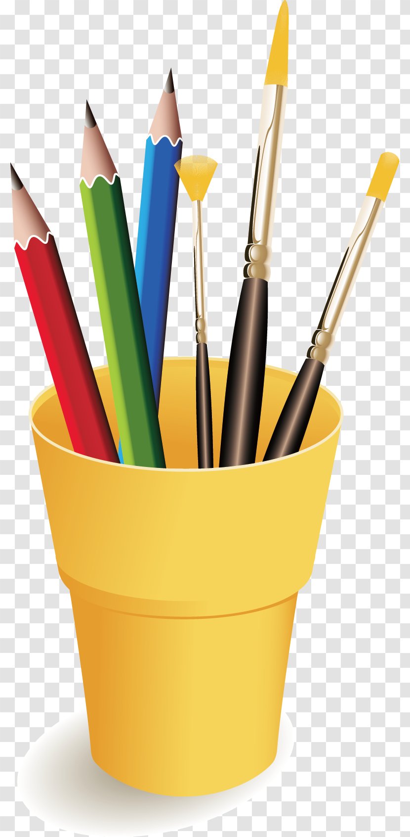 Drawing Painting Clip Art - Yellow - Decorative Pencil Vector Material Transparent PNG