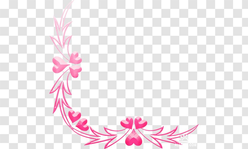 Floral Design Leaf Petal Pattern - Pink M Transparent PNG