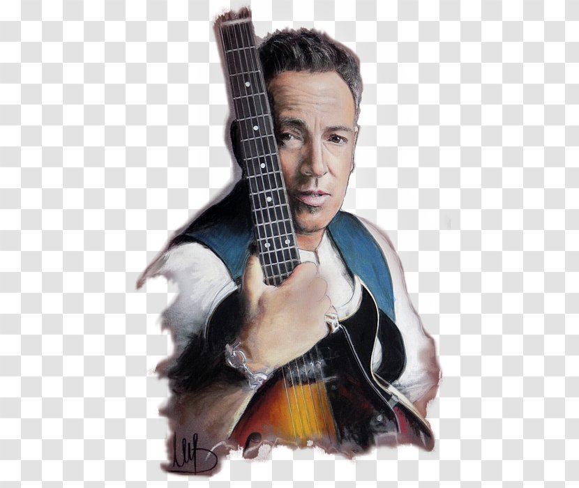 Bruce Springsteen Musician Painting Art Live In New York City Transparent PNG