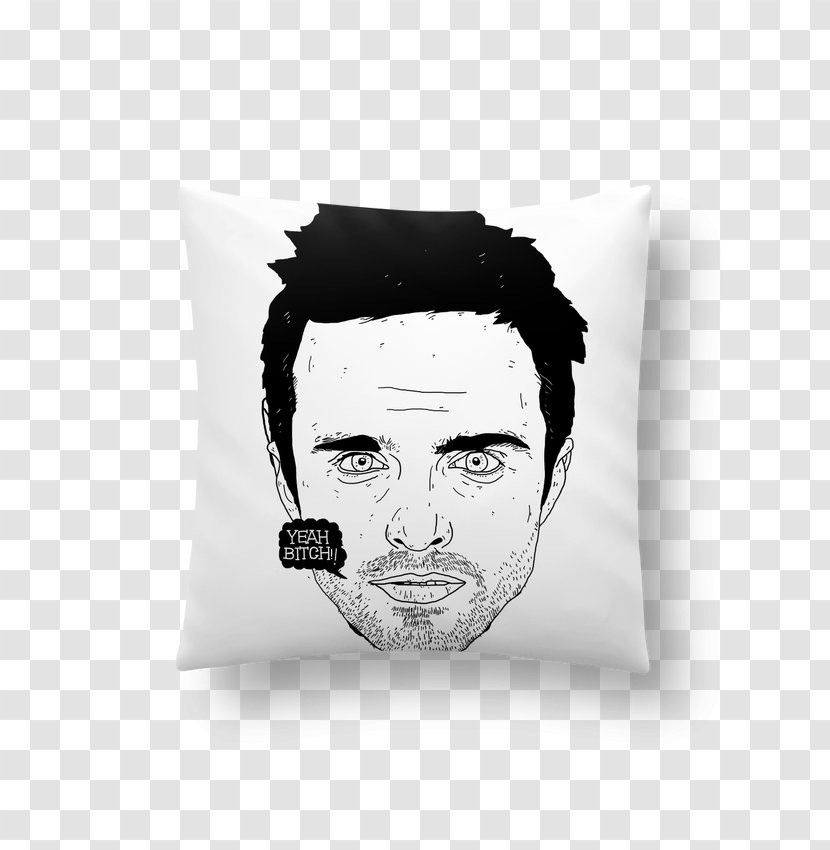 Cushion Throw Pillows T-shirt Iron Man Bluza - Monochrome - Jesse Pinkman Transparent PNG
