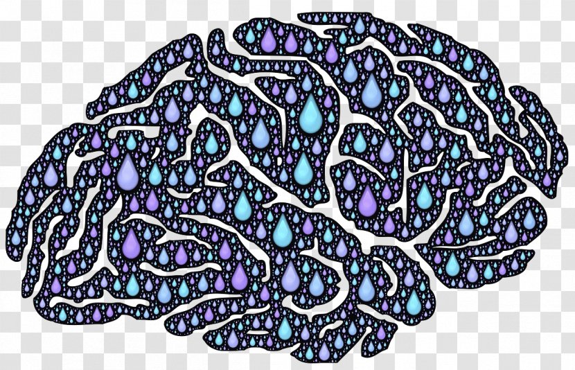 Meaning Psychology Anxiety Agy Health - Frame - Brain Teardrop Composition Transparent PNG