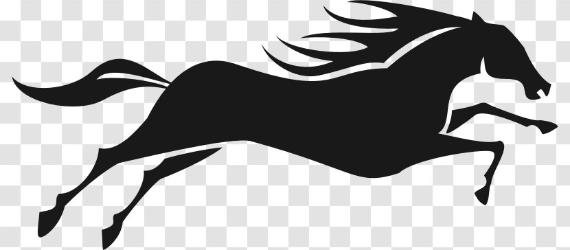 Horse&Rider Clip Art - Horse Running Transparent PNG