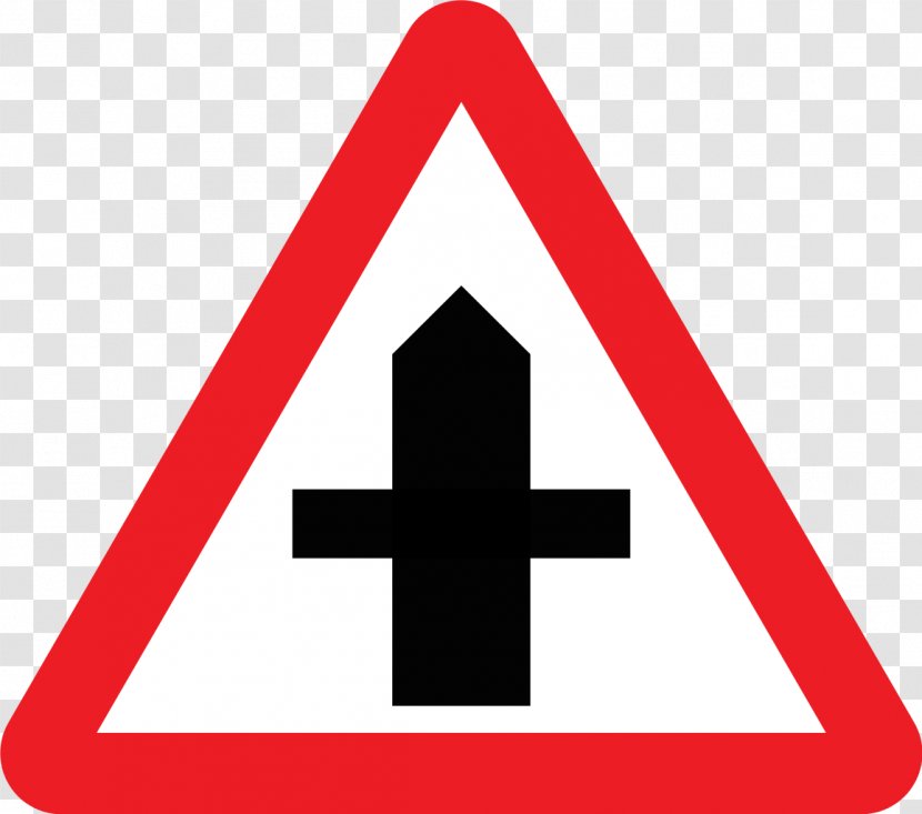 Traffic Sign Priority Signs Road Warning - Intersection Transparent PNG