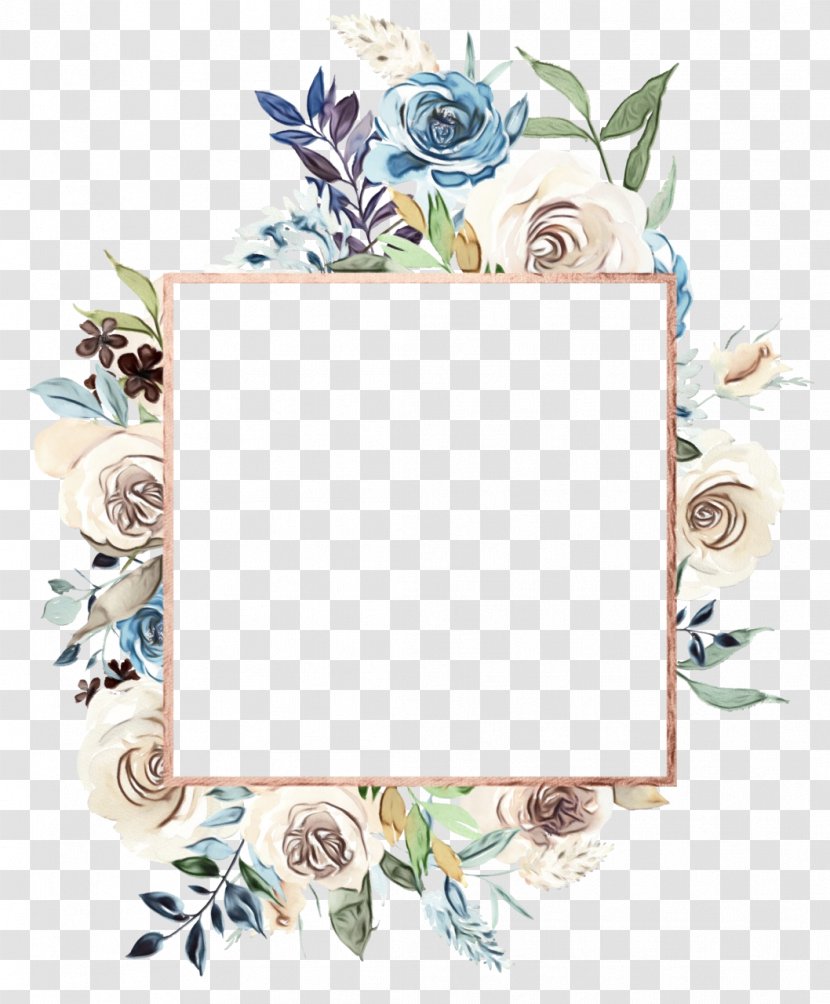 Floral Design Frame - Plant - Rose Transparent PNG