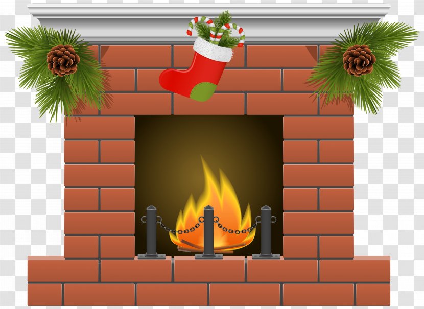 Fireplace Christmas Stockings Clip Art - Royaltyfree - Transparent Cliparts Transparent PNG