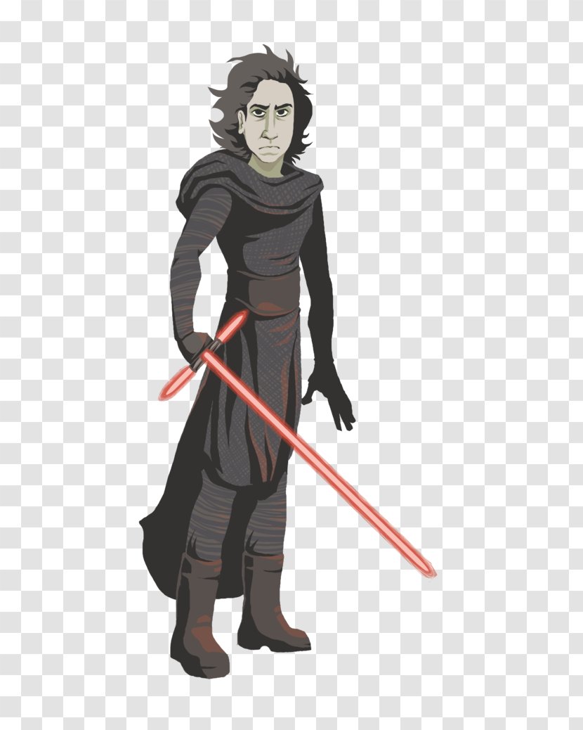 Kylo Ren Star Wars Episode VII Anakin Skywalker Stormtrooper Drawing - Cartoon Transparent PNG