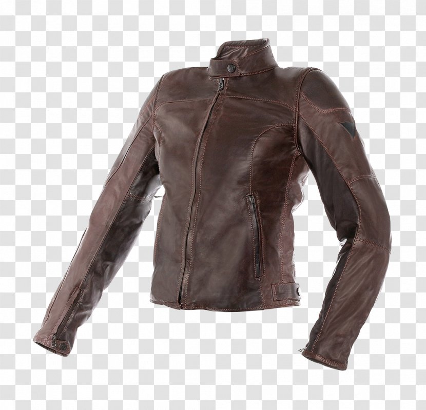 Leather Jacket Dainese Motorcycle Clothing - Material Transparent PNG