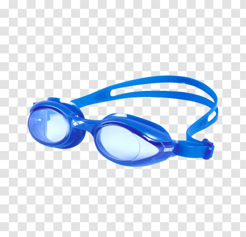 Arena Sprint Swimming Goggles Blue Transparent PNG