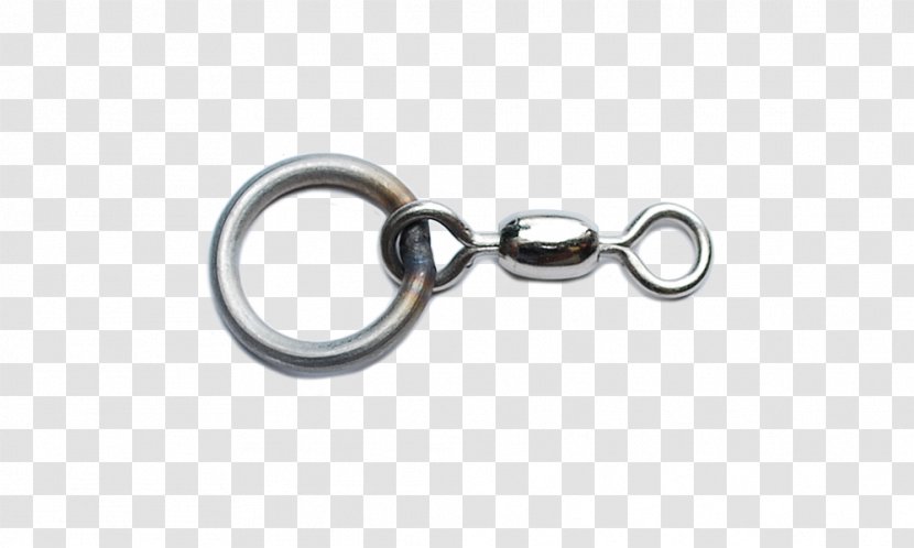 Silver Product Design Key Chains Clothing Accessories - Sliding Fishing Weights Transparent PNG