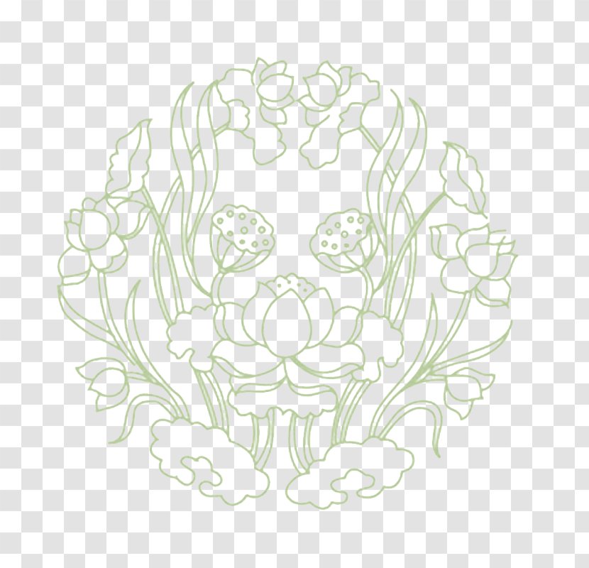 Floral Design Visual Arts Lotus Seed Illustration - Drawing - Pattern Transparent PNG