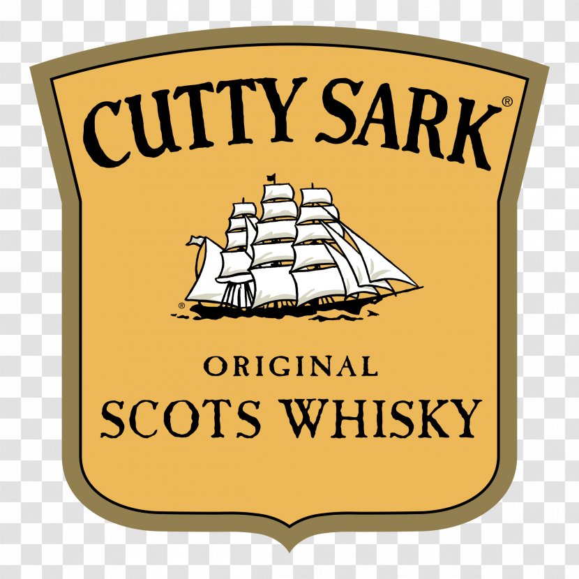 Cutty Sark Logo Label Cutty-sark Scotch Whisky - Brand - Guiness Transparent PNG