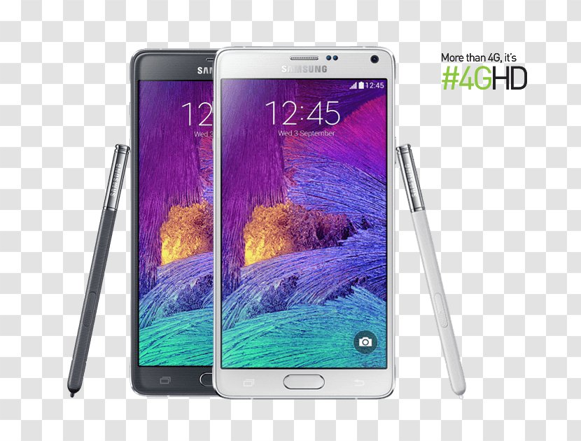 Samsung Galaxy Note 4 Android 4G LTE Transparent PNG