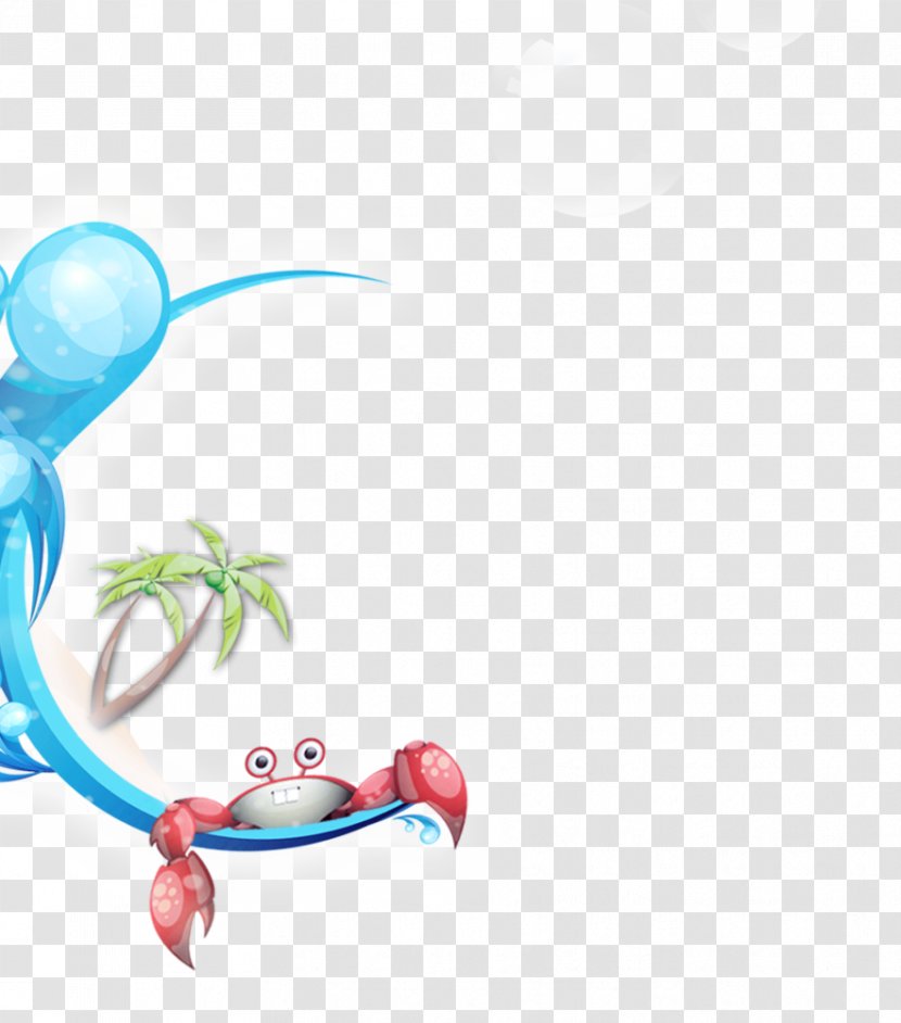 Sea Clip Art - Sky - Vector Crab Transparent PNG