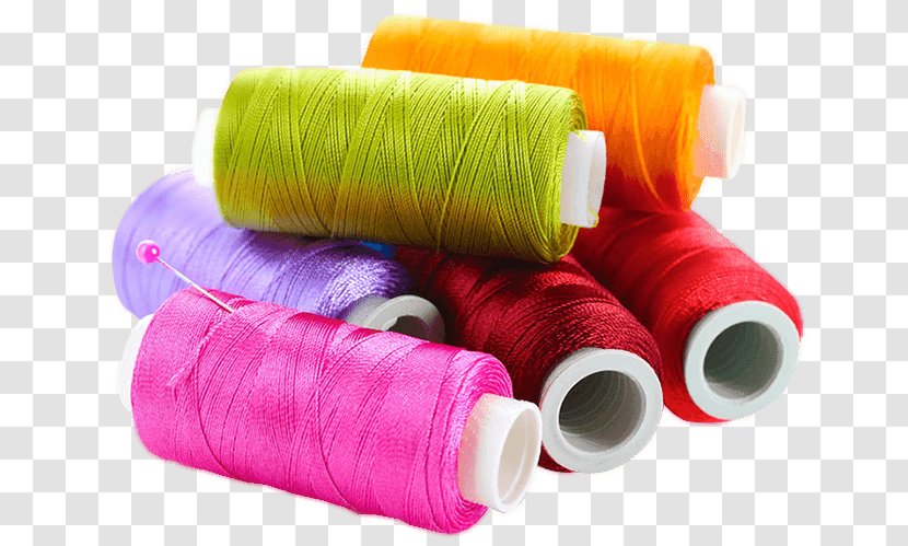 Thread Sewing Machines Bobbin Textile Fibra Tessile - Yarn Transparent PNG