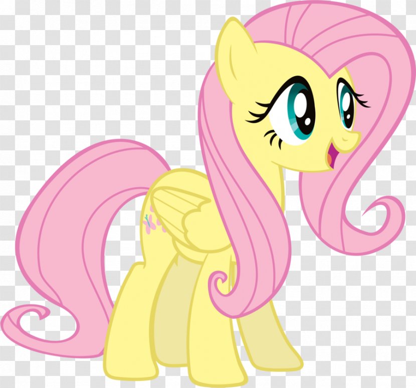 Fluttershy Rainbow Dash Pony Pinkie Pie Rarity - Watercolor - Little Transparent PNG