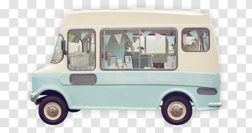 Compact Van Ice Cream Buffet Transparent PNG