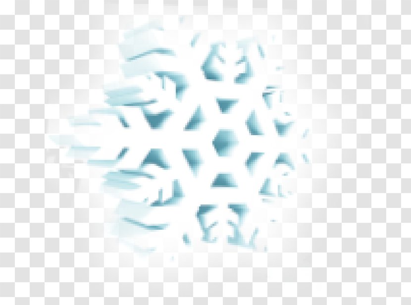 3D Computer Graphics Stereoscopy Wallpaper - Snow - Winter Snowflakes Floating Material Transparent PNG