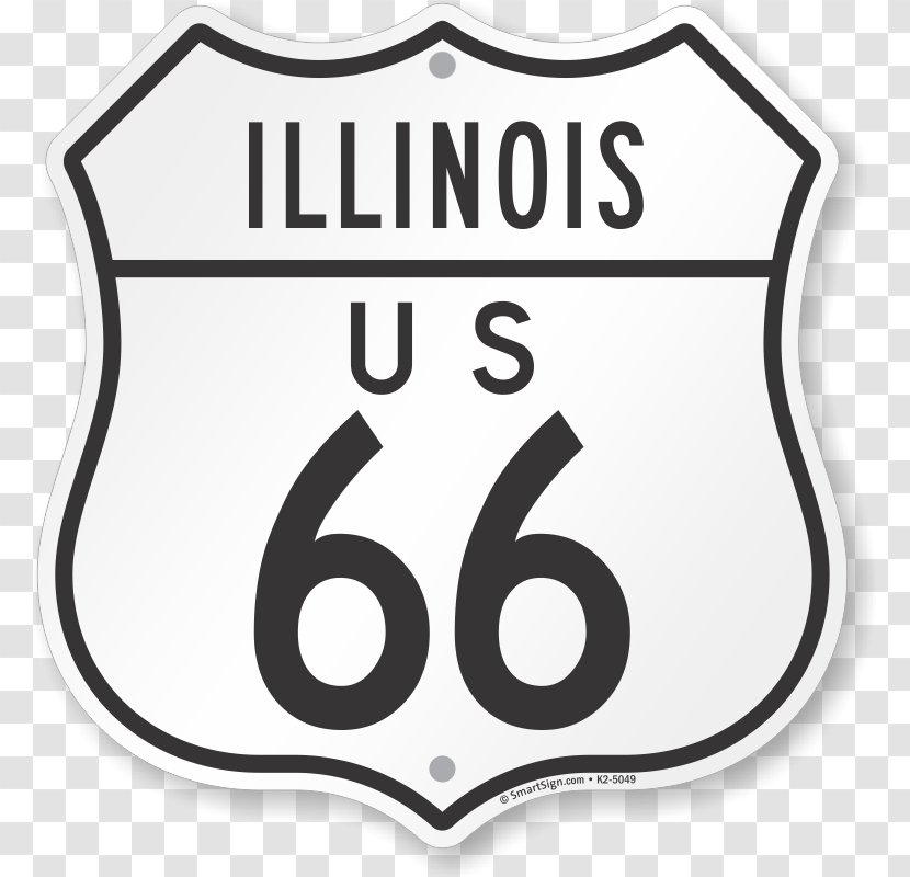 Number Brand Joliet Logo Product - Sign - Illinois Highway 66 Transparent PNG