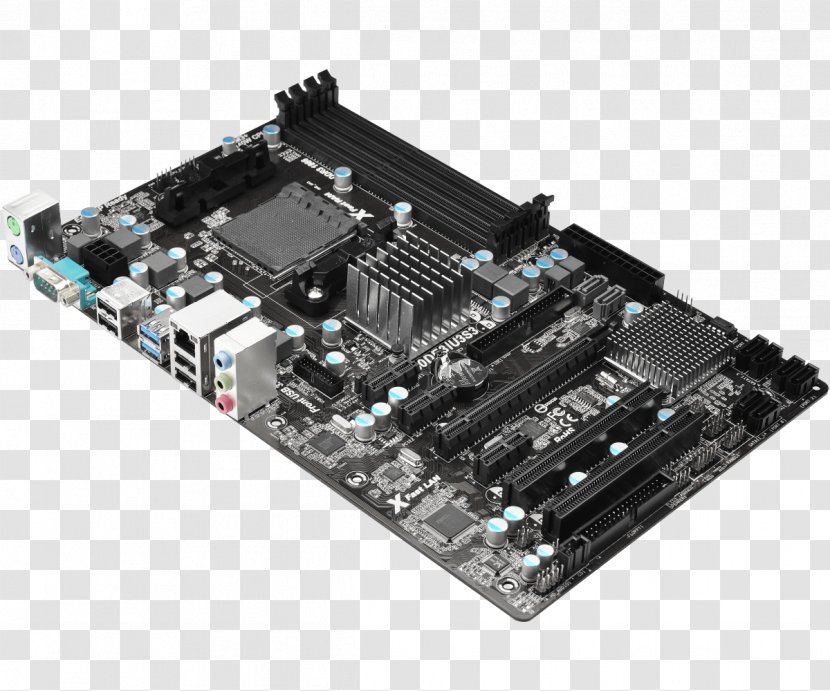 Motherboard ASRock 980DE3/U3S3 DDR3 SDRAM Socket AM3+ - Electronics Transparent PNG