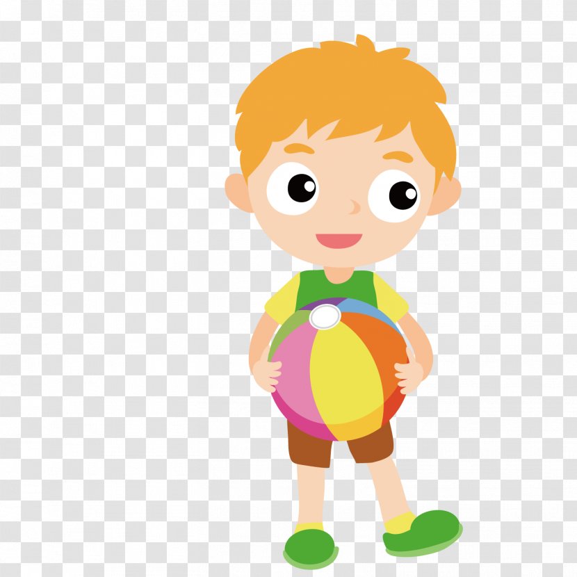 Boy Clip Art - Tree - Holding The Ball Transparent PNG