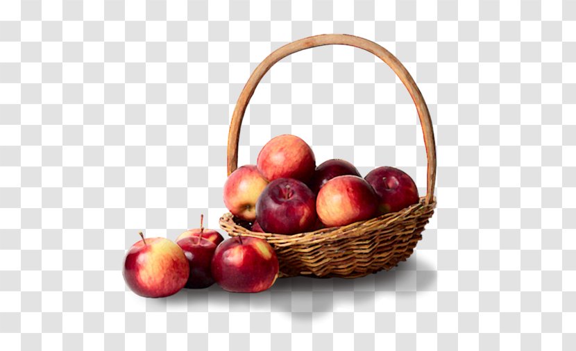 The Basket Of Apples Clip Art - Food - Delicious Apple Weaving Transparent PNG