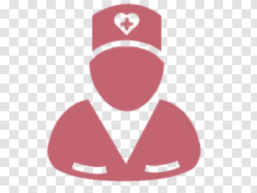 Hospital Cartoon - Nurses Cap - Magenta Symbol Transparent PNG