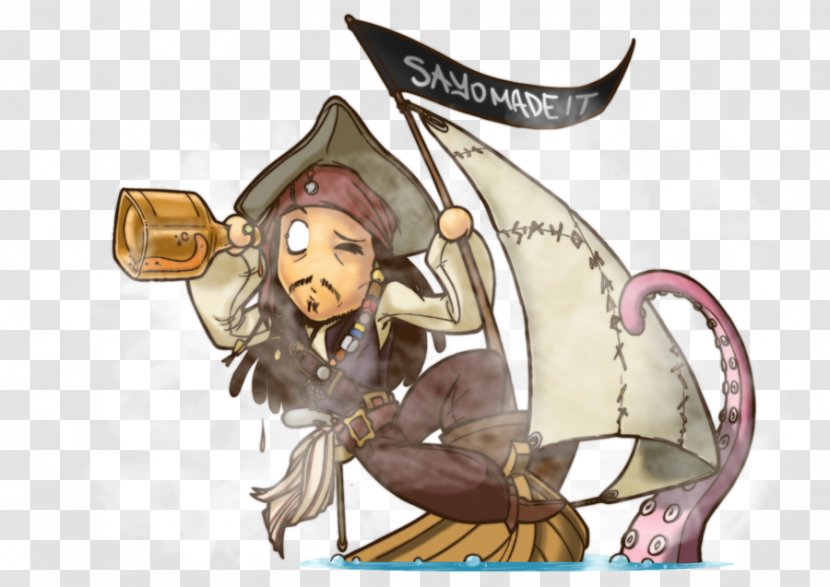 Jack Sparrow Cartoon Davy Jones Drawing Piracy - Fan Art - Johnny Depp Transparent PNG