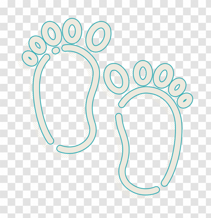 Baby Shower Icon Baby Feet Icon Transparent PNG