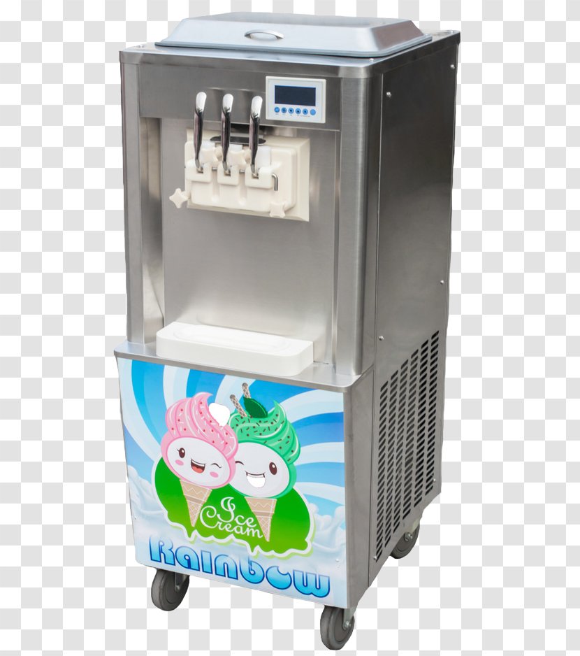 Ice Cream Cones Frozen Yogurt Machine Makers - Manufacturing Transparent PNG