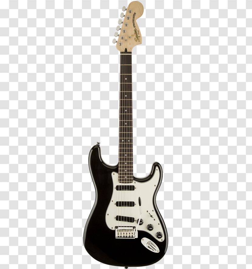 Squier Deluxe Hot Rails Stratocaster Fender Bullet Electric Guitar Transparent PNG