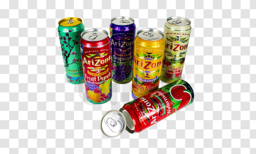 Fizzy Drinks Iced Tea Energy Drink Punch - Beverage Can Transparent PNG