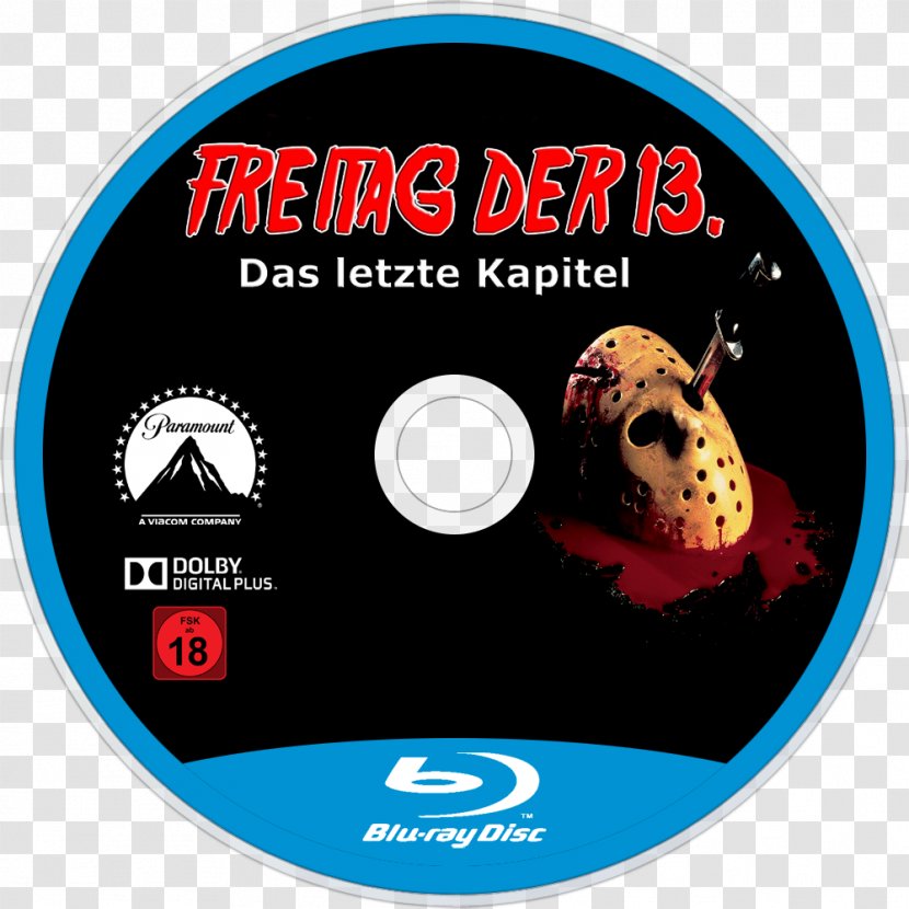 Compact Disc Blu-ray Friday The 13th: Game DVD - Label - 13th Transparent PNG