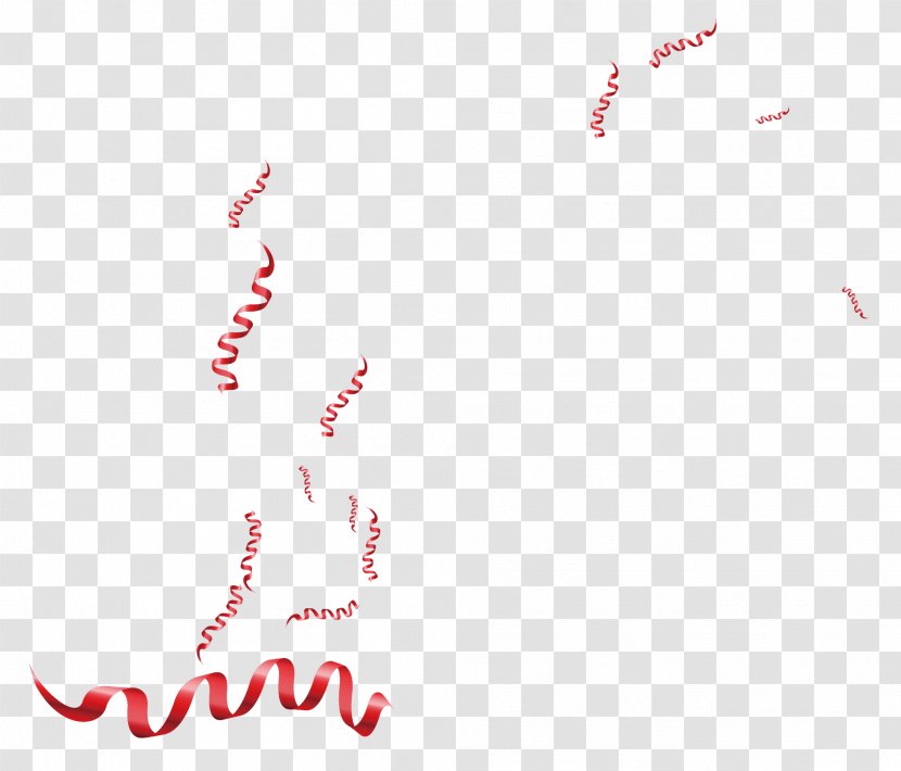 Red Spiral Ribbon Computer File - Point Transparent PNG