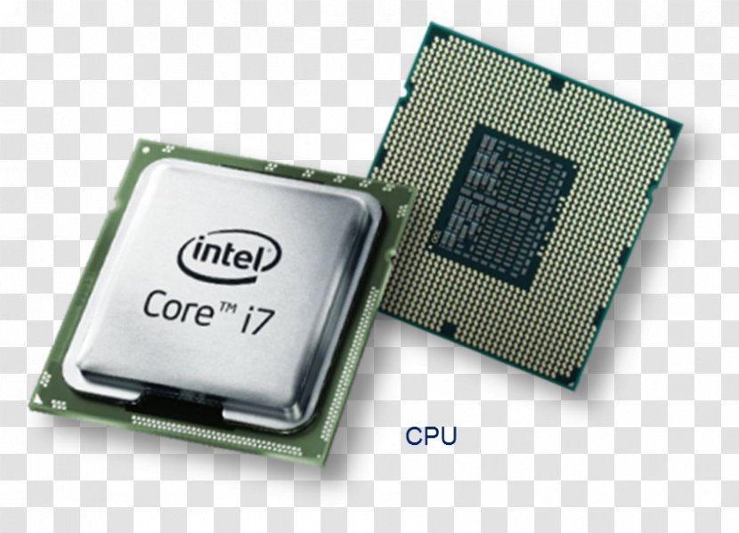 Intel Core I7 Central Processing Unit I5 - Electronic Device - Computer Worker Transparent PNG