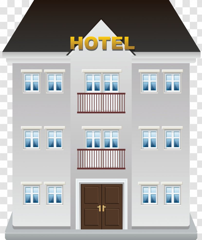 Hotel Animation - Facade - Building Transparent PNG