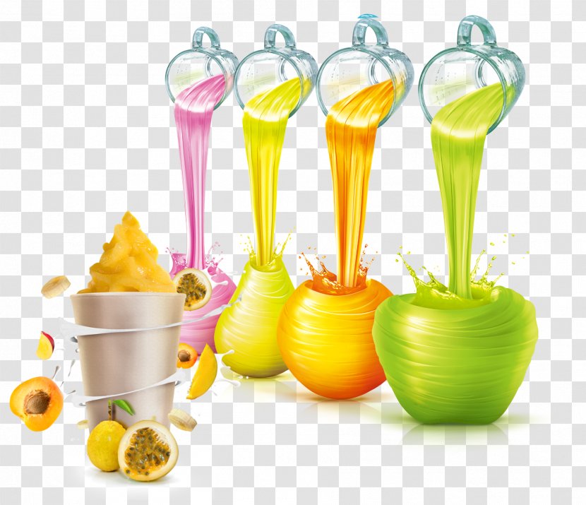 Ice Cream Juicer Fruit Auglis - Vegetable Juice - Creative Image Transparent PNG