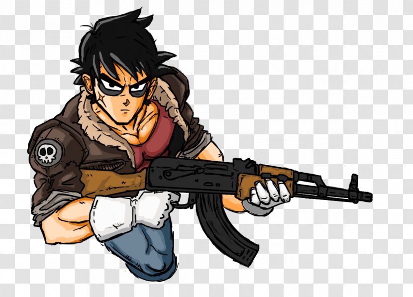 Gun Mercenary Firearm Character Fiction - Frame - Dragon Ball Mr Popo Transparent PNG