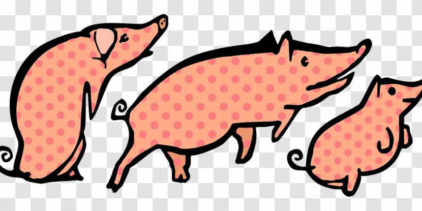 Domestic Pig The Three Little Pigs Piglet Clip Art Transparent PNG