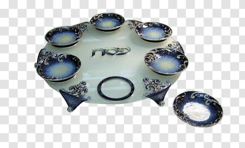 Ceramic Blue And White Pottery Cobalt Platter Plate Transparent PNG