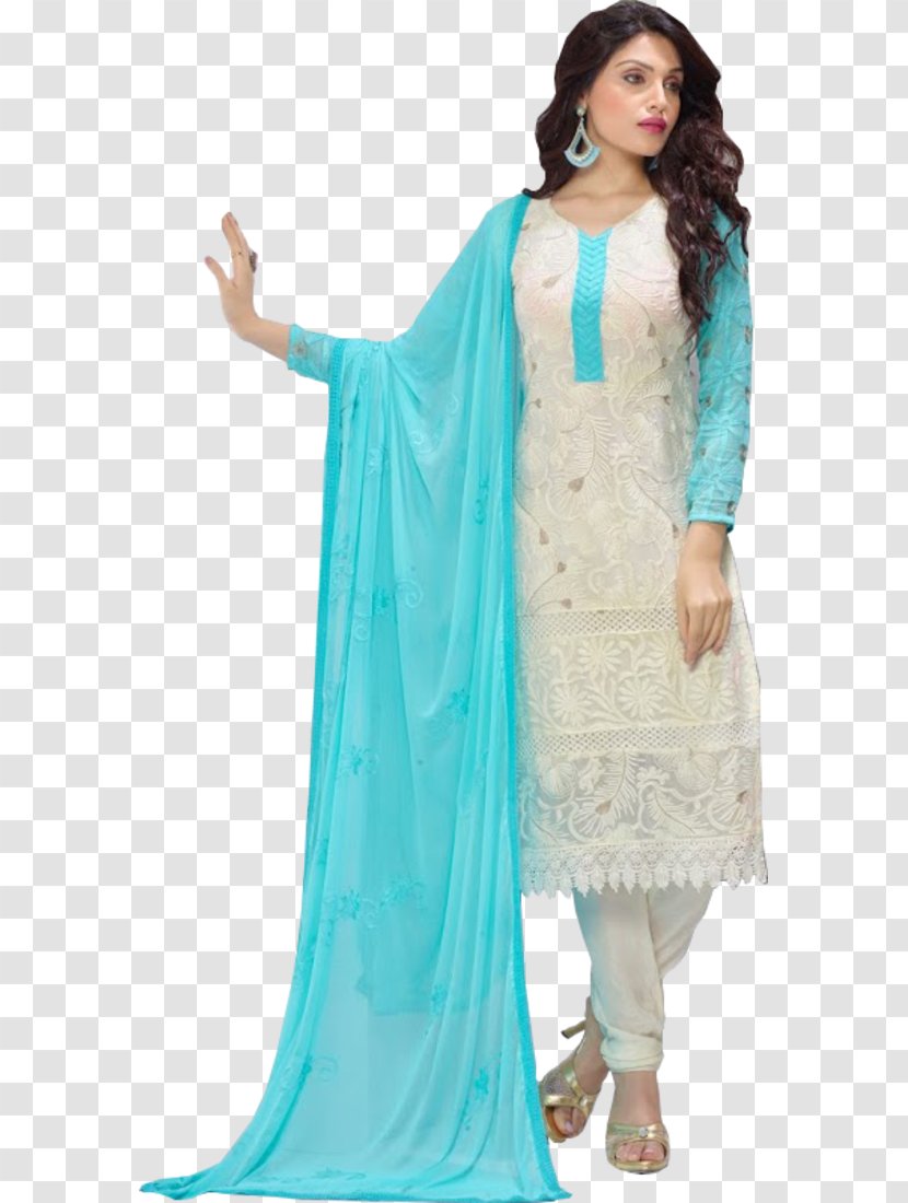 Shalwar Kameez Chiffon Dress Formal Wear Suit - Outerwear Transparent PNG