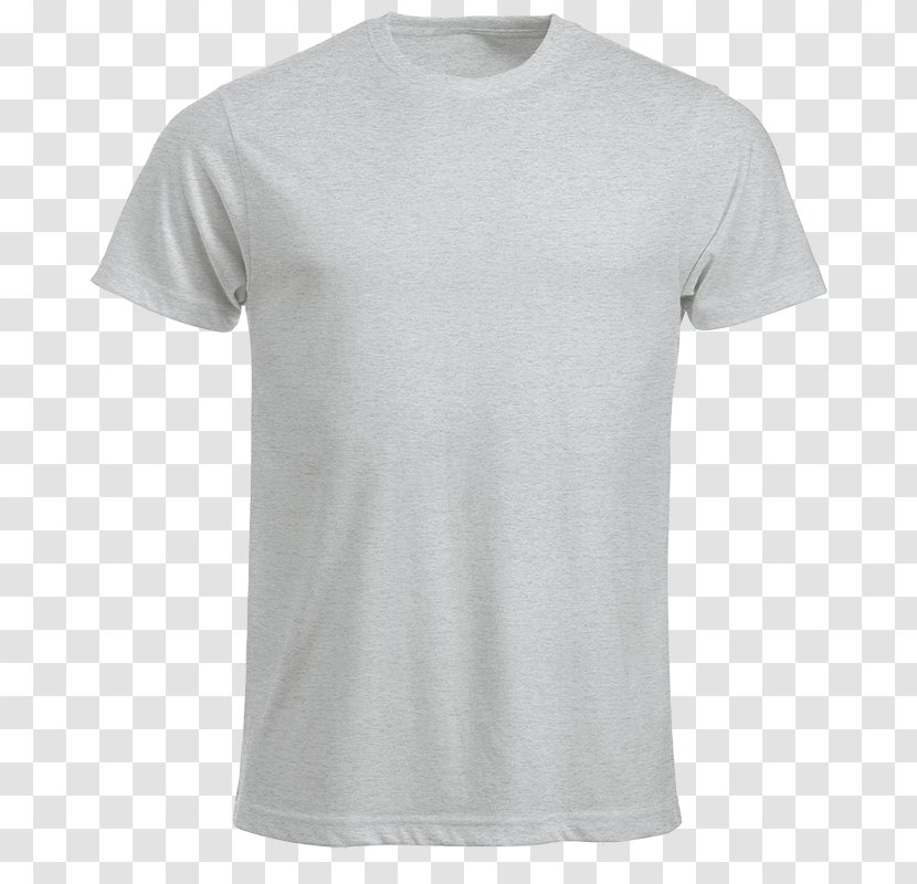 T-shirt Hanes Clothing Crew Neck - Grey Transparent PNG