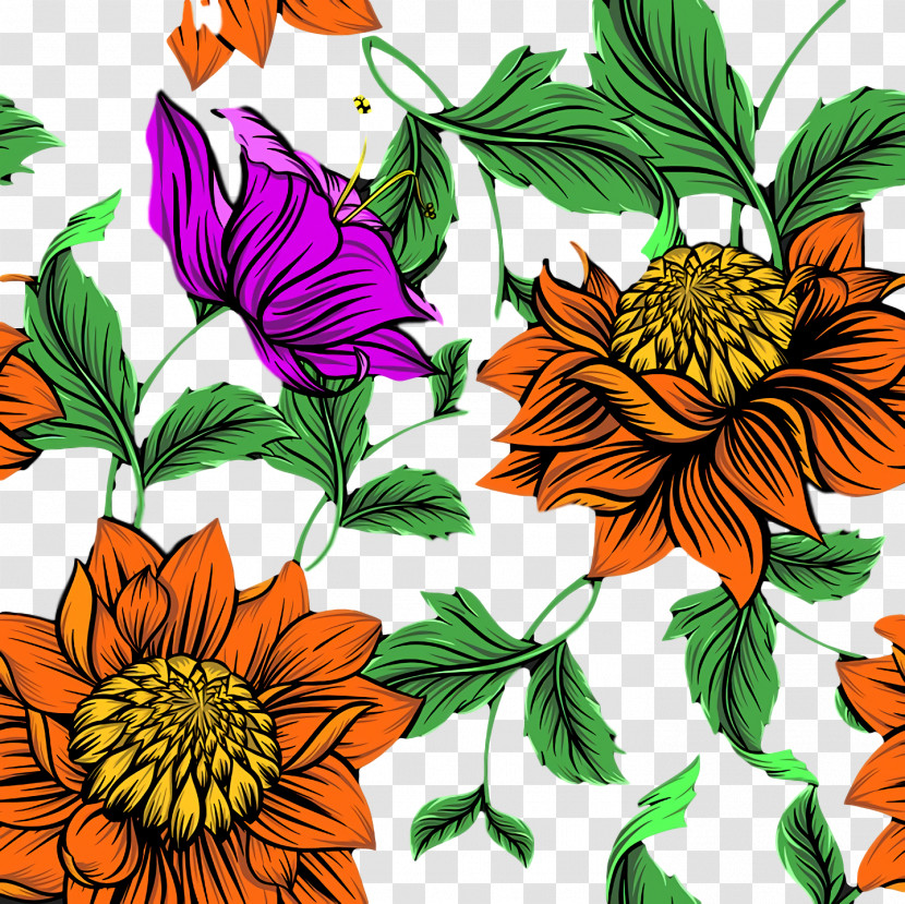 Floral Design Transparent PNG